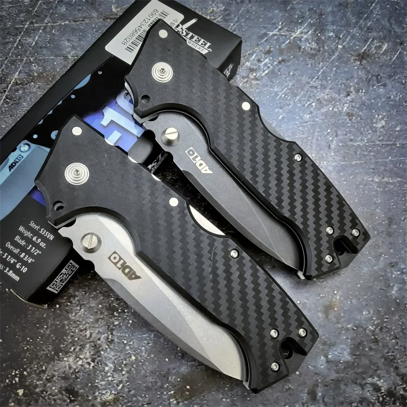 Cold steel AD10 Nylon wave fiber handle Tactical Folding Pocket knife Camping survival hunting knives