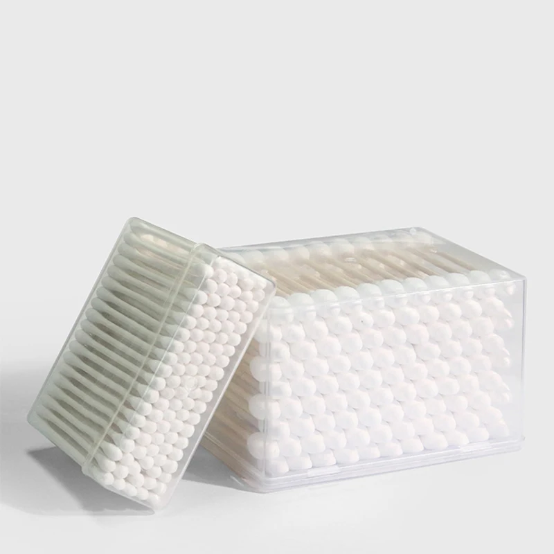 HuiMao bamboo stick cotton ear buds with different packaging