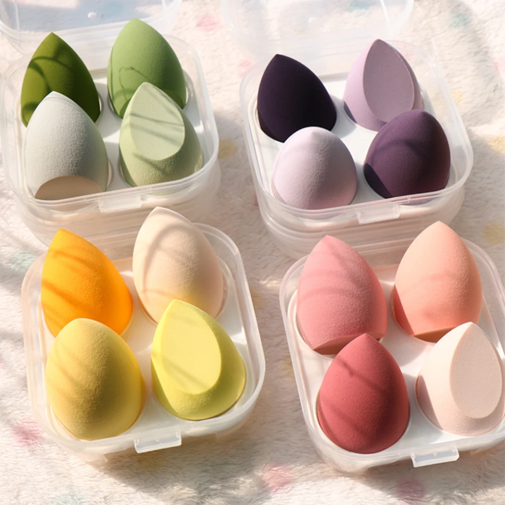 Custom Marshmallow Customized Beauty Peach Shape Latex Free Makeup No Latex Blender Sponge Boxes Soft Creative Makeup Sponge