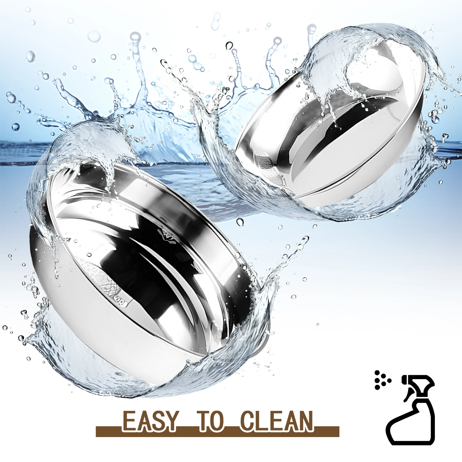 YITIAN Luxury Hanging Food Heater 6.0L Buffet Chafing Dish Thick Stainless Steel Restaurant Warmer Hotel Restaurant Buffet Stove