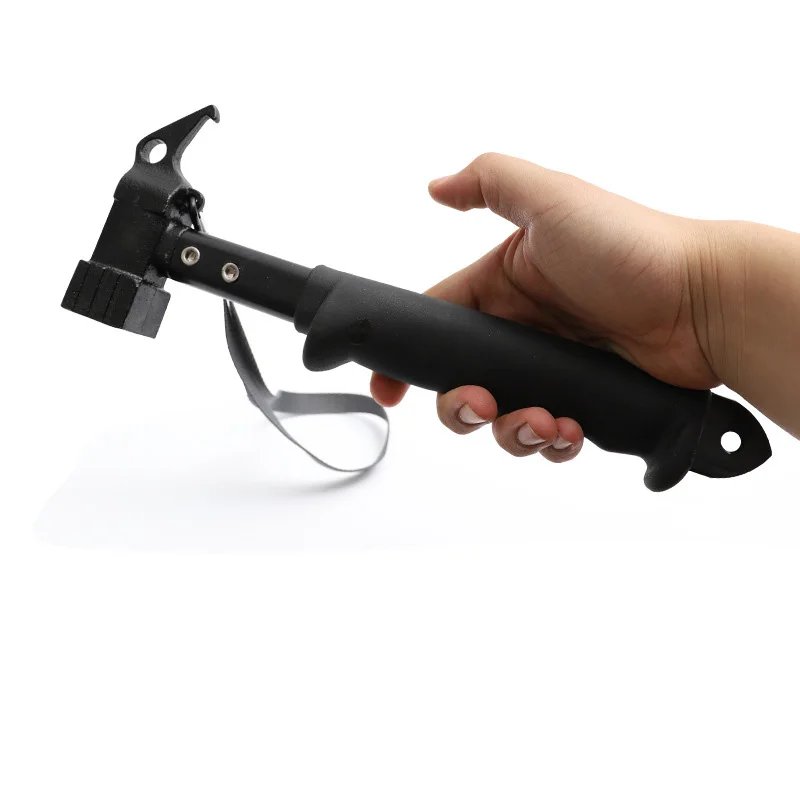 Customization Multifunction Camping Hammer For Outdoor Tent Steel Hammer Head Iron With Rubber Handle