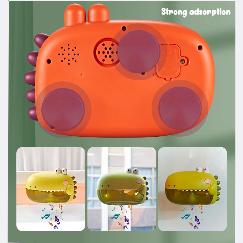
Amazon Hot Sell Baby Bath Toys Auto Bubble Maker Bubble maquina sopladora de burbujas Blower Bubble Machine Toy 