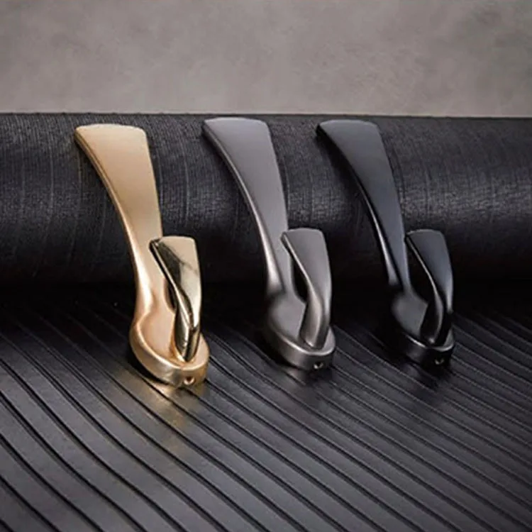 hot selling black wall robe black plate decorative coat hooks coat hanger hook and eye closures for fur coats