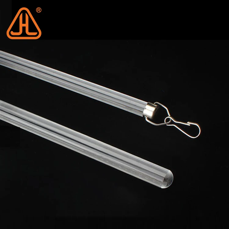 transparent clear Acrylic curtain pull stick Acrylic Curtain Stick Baton with plastic handle Curtain