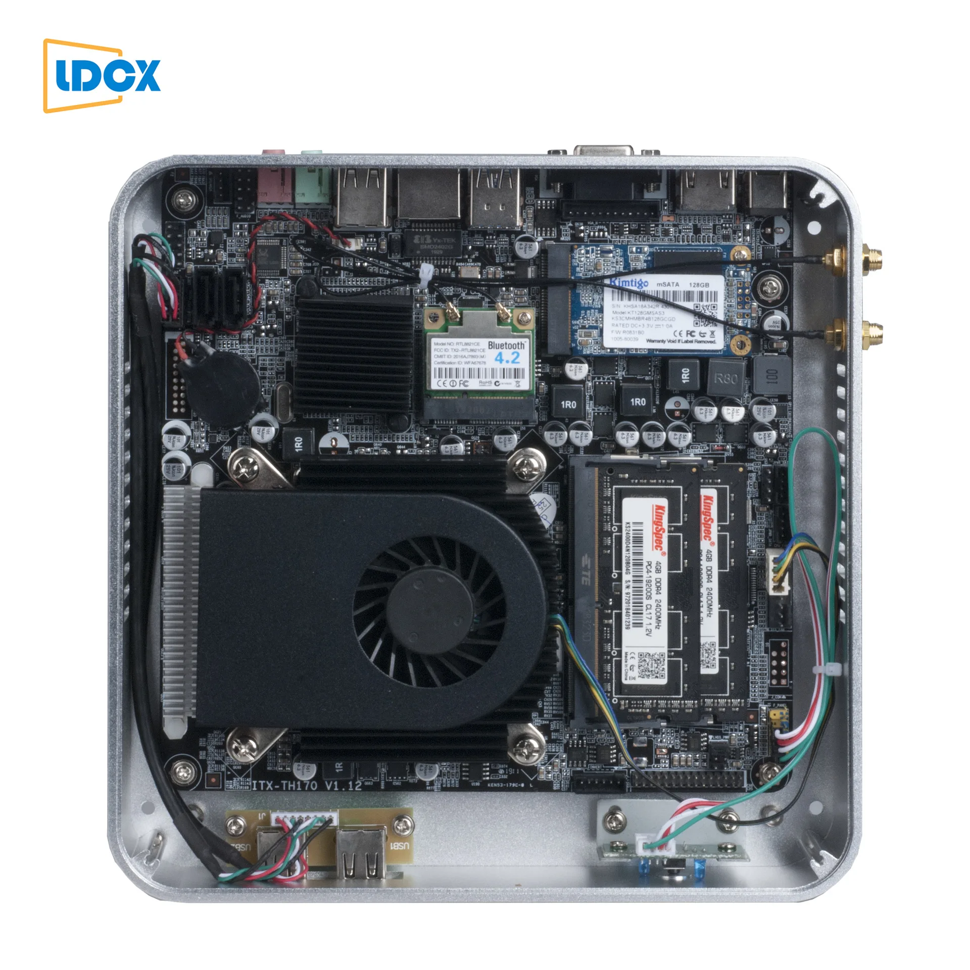  LDCX Pentium G5400 полностью алюминиевый ультратонкий 2 * ddr4mini
