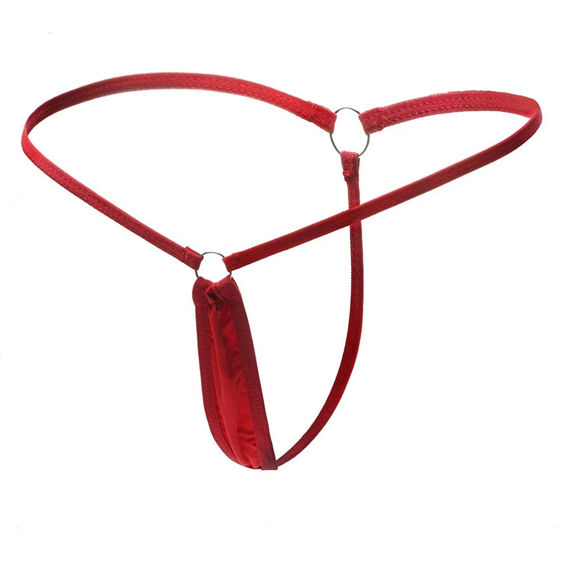 G411 New Design Sexy Thong For Women, Solid Color Leather Look Fabric Mini T Pants,Super Simple Low Waist Sexy Mini Thong.