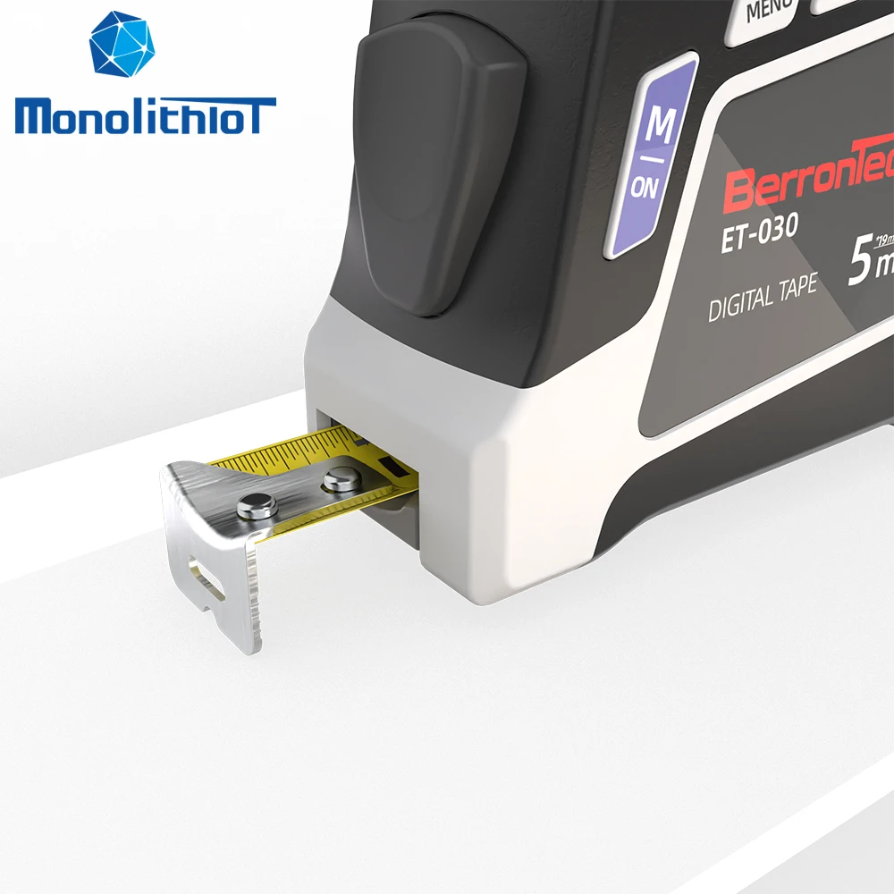 MonolithIoT ET030 Intelligent Rechargeable Electronic 5 Meters/16ft Digital Display Measurement Tape