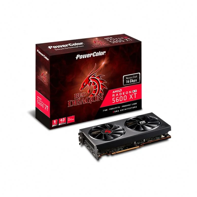  2021Original 100% Genuine PowerColor 5700XT 5600XT RX590 AMD Radeon RX VEGA 64 Red Devil 8GB HBM2 Graphics