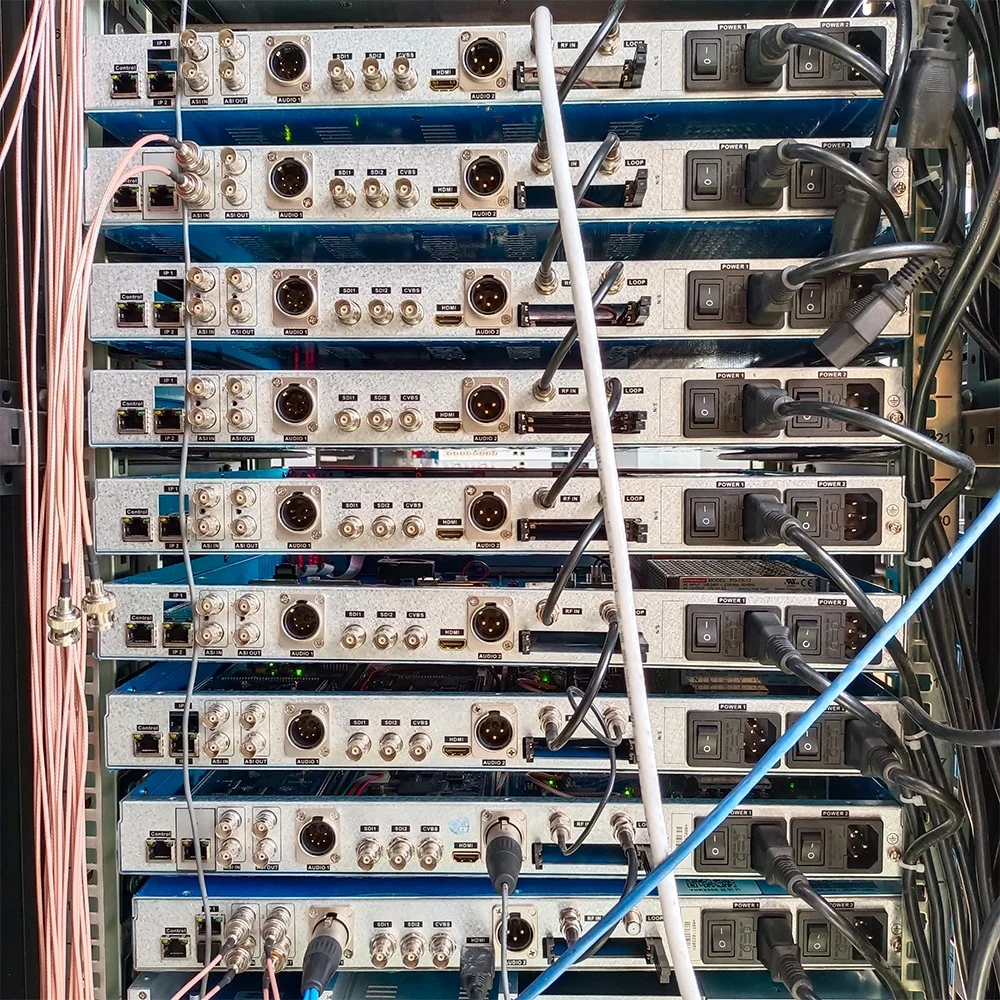 Digital TV Headend HEVC H.264 HD Satellite CI Descrambling IRD DVB S2 Professinal H265