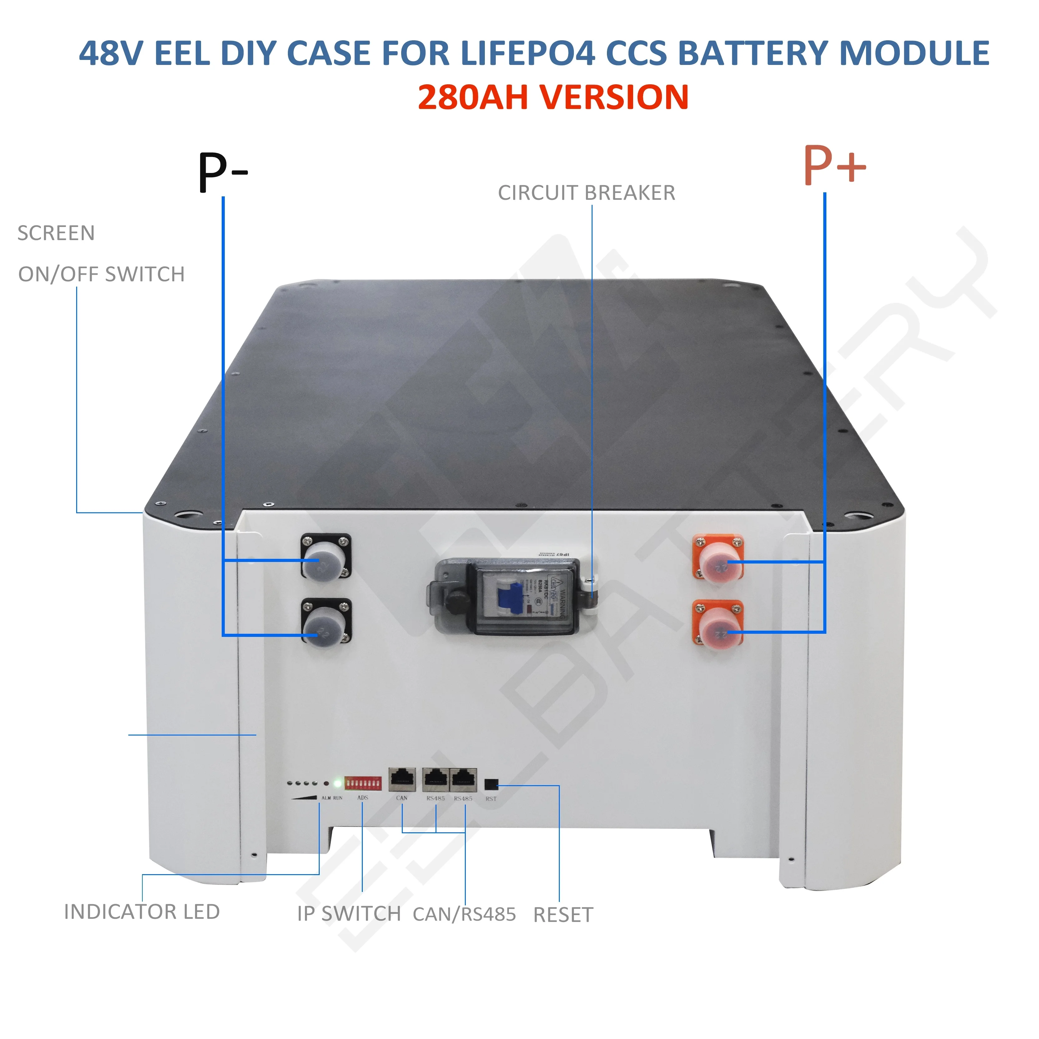 EEL 5 кВтч 15 48 В 100ah 280ah 51 2 lifepo4 батарея солнечная система хранения энергии для дома литий-ионный аккумулятор