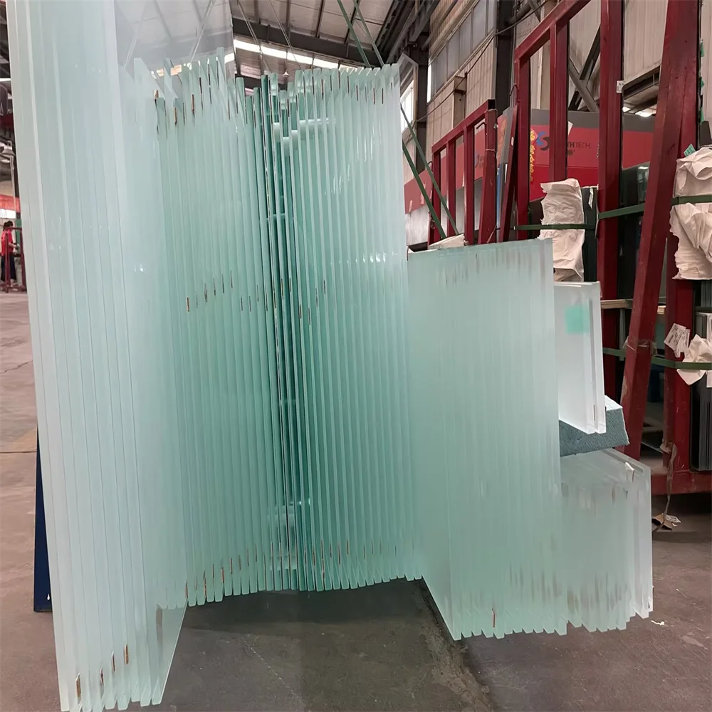 Flat clear Tinted Anti Glare Glass Acid Etched Frosted
