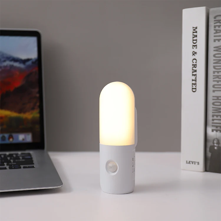 Современная Usb-зарядка 5 В мини-ватт индукционный ночник для человеческого тела спальни гостиной светодиодная настольная лампа