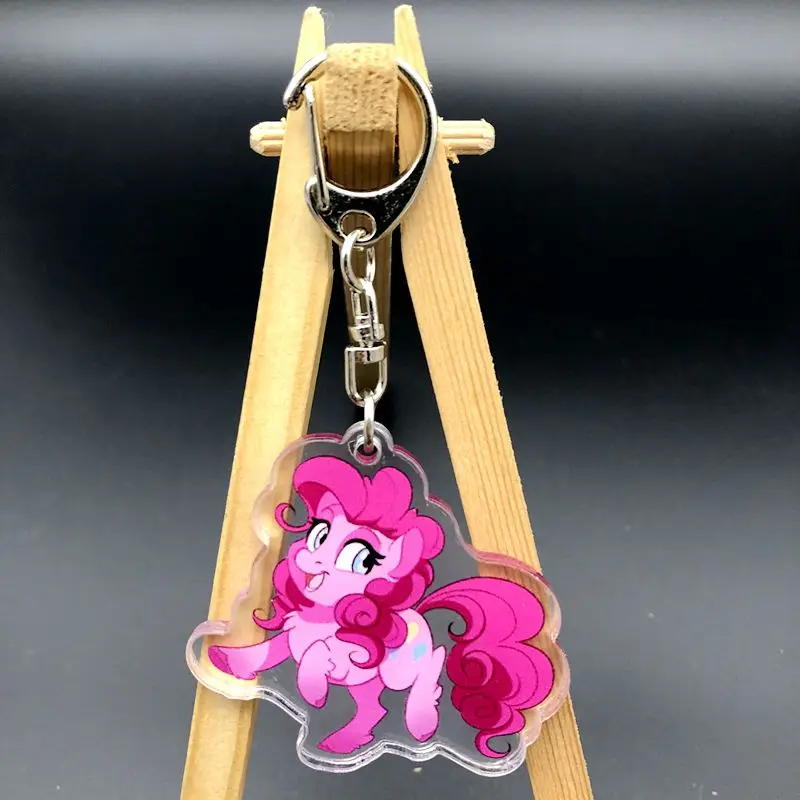 custom laser cut double side printed character anime  acrylic keychain