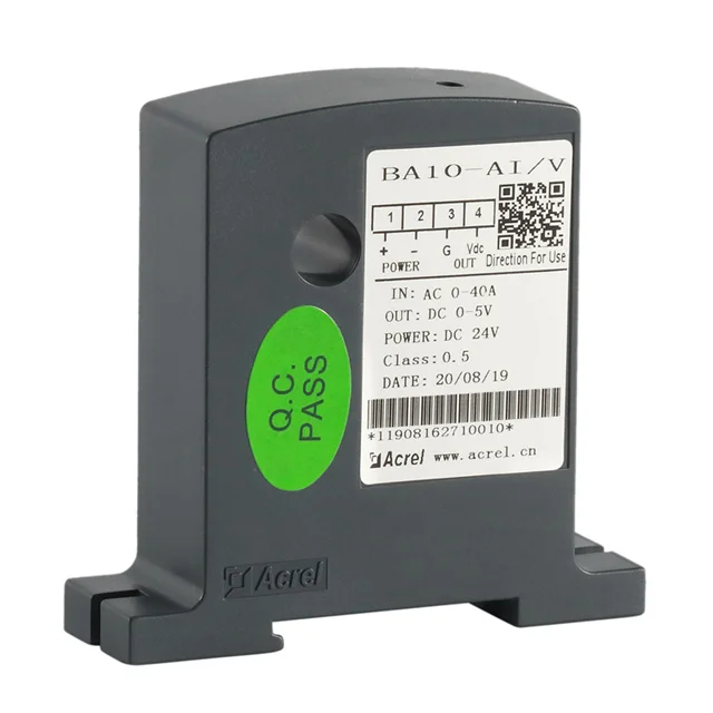 Acrel BA10-AI/V Current Transducer Electrical Transmitter Input AC0-50A output 1-5V or 0-5V Class 0.5