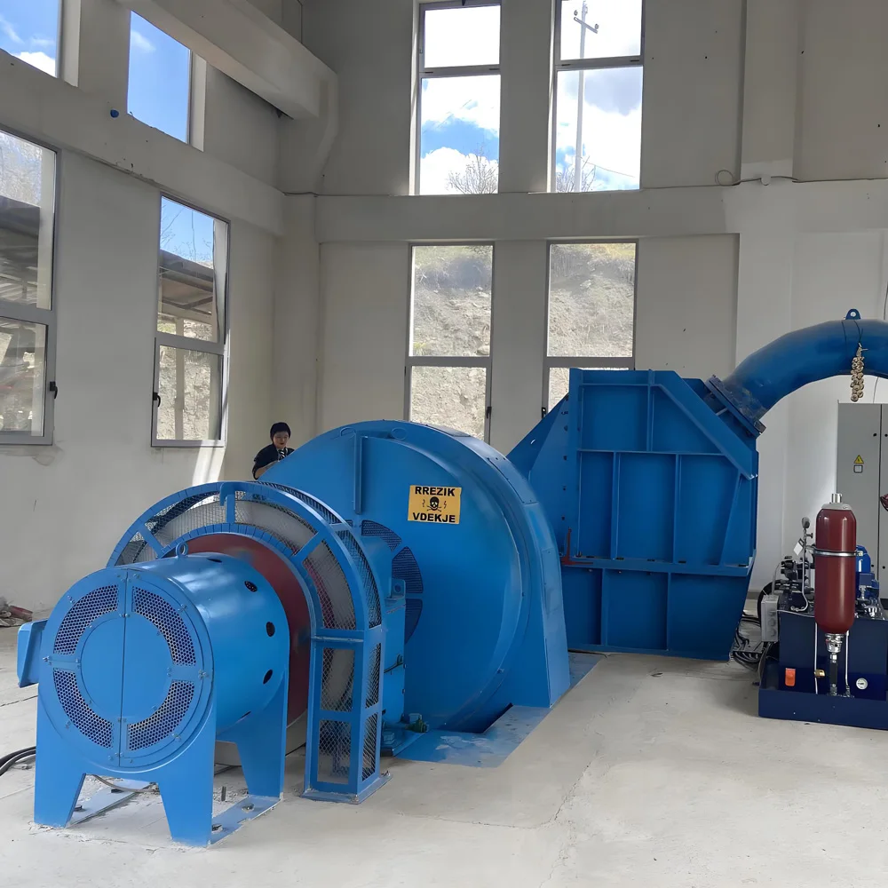 New Water Technology 200kW 400kW Pelton Turbine Generator Hydro Electric Turbine Generator 1000 kW Hydroelecric Generator