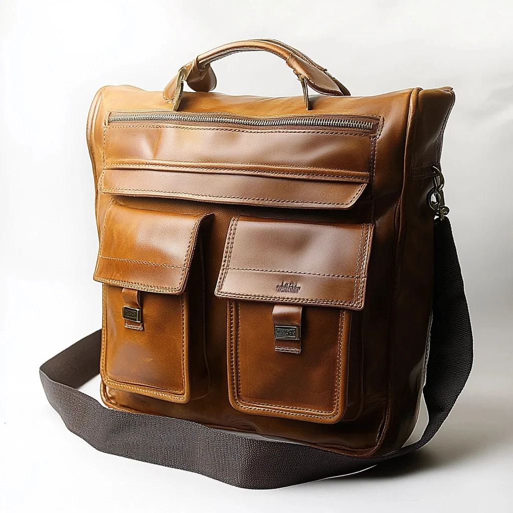 Custom camera backpack shoulder crossbody strap removable adjustable full grain leather camera bag for DSLR Photography