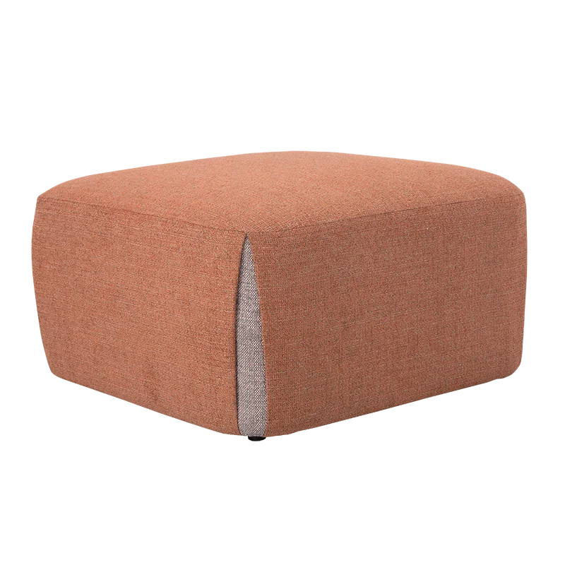 Home Furniture Fabric Modern Stool Pouf Ottoman Square Foot Stool For Living Room