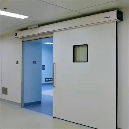 Support customized automatic sliding doors clean room door operation room door with metal sensor lock windows and blinds