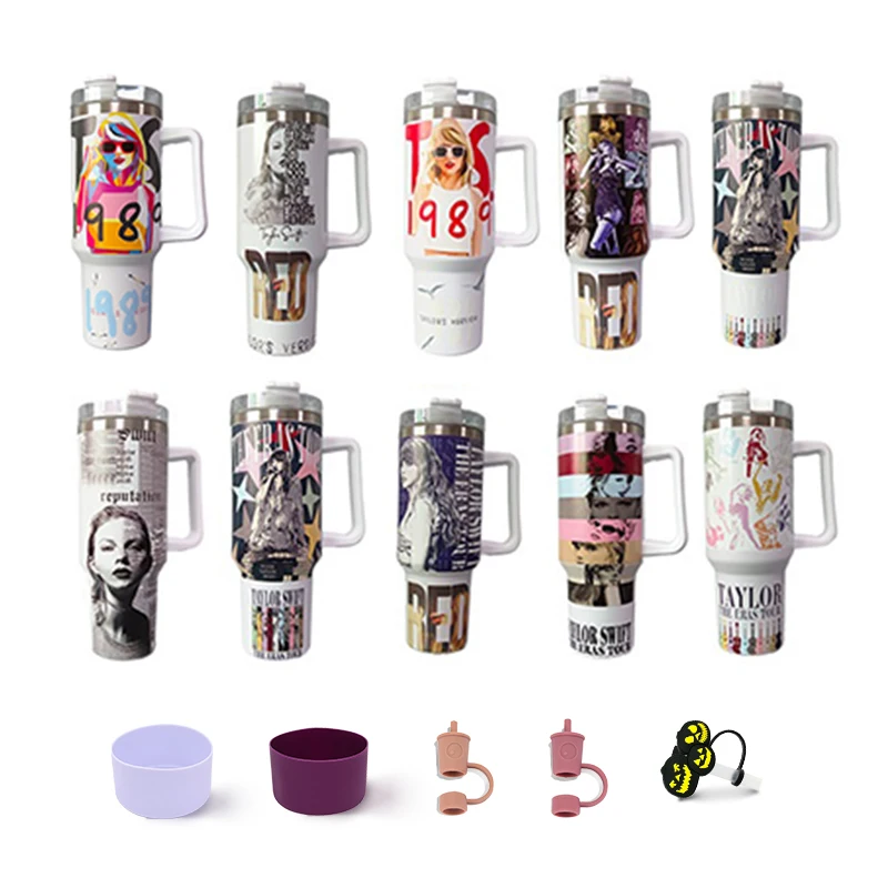 Custom logo 30oz 40oz tumbler engraved travel stainless steel cup 2.0 40oz tumbler with handle Double Wall Insulated Vacuum