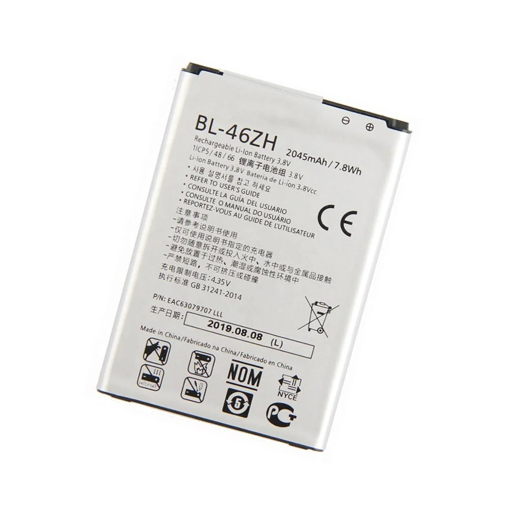 Rechargeable Li-Ion Battery BL-46ZH for LG K7 K8 MS330 LS675 Tribute 5 K350N BL 46ZH