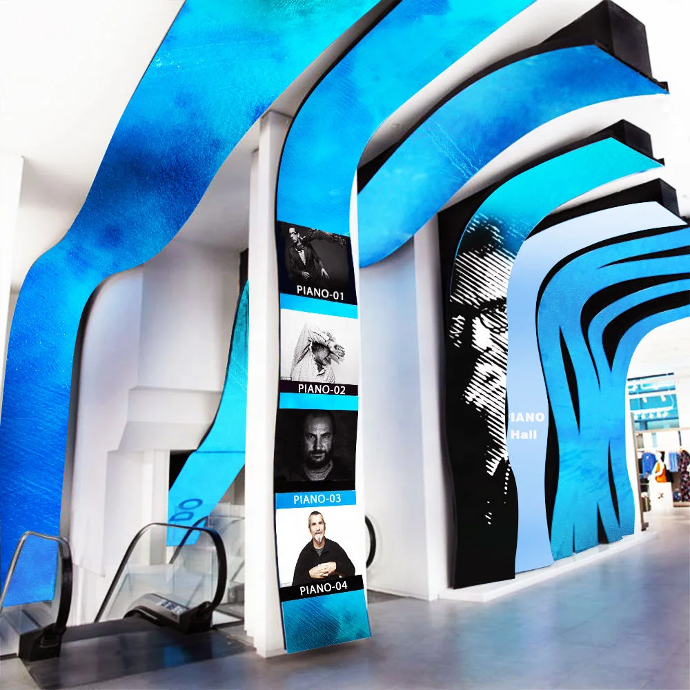 Ультра легкая прозрачная светодиодная пленка для экрана клейкая Гибкая мягкая печатная плата занавеска стекло светодиодный экран видеостена