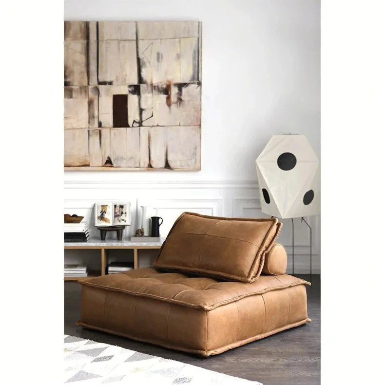 luxury Nubuck leather classic sofa living room Decor sofa exclusive