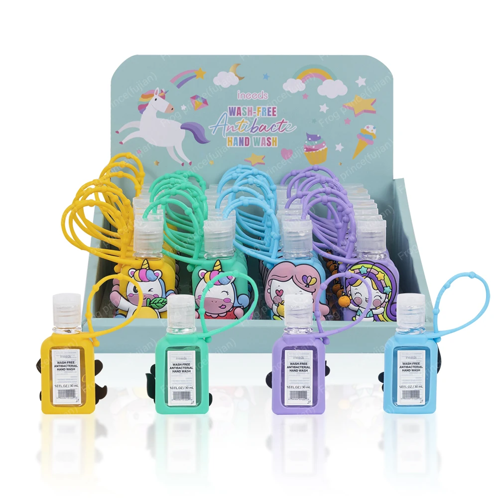 30 ml Portable Mini Alcohol Hand Sanitizer With Silicone Holder