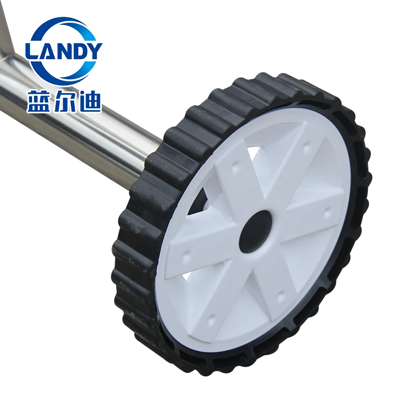 Алюминиевая катушка для бассейна, ручной роликовый образец