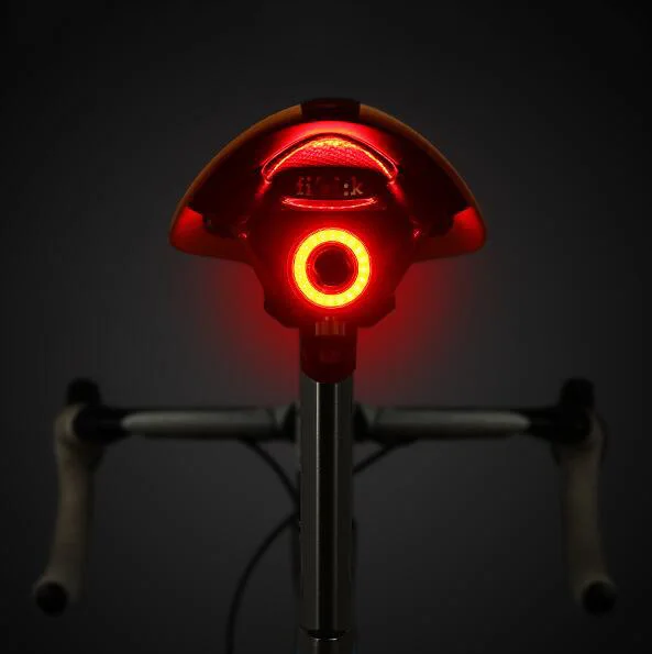 Factory hot selling aluminum alloy usb rechargeable led light bike accessories led light bicycle brake alarm rear light