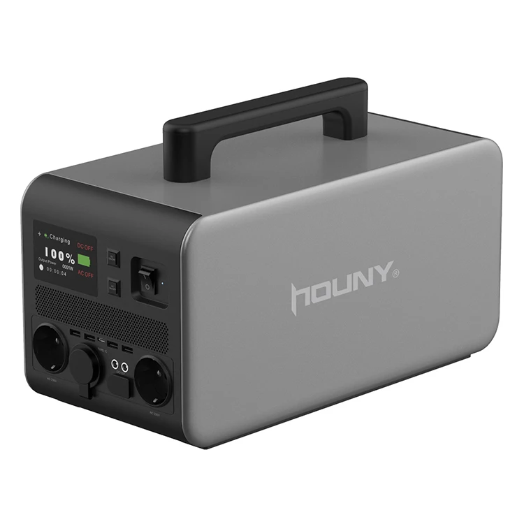Houny LifePO4 Солнечная портативная электростанция солнечный генератор внешний аккумулятор