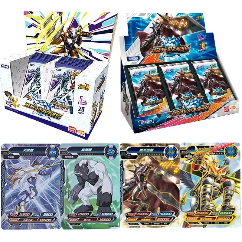 KAYOU Digimon Adventure Cards Booster Box Rare SP UR TGR Game Trading Collection Cards Anime Peripheral TCG Cards Toys for Kids