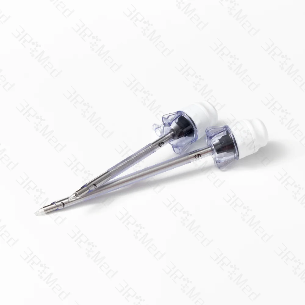 Disposable Medical Laparoscopic Trocar White Laparoscopic Surgery 3 Years Manual 3mm 5 Mm 10mm 12mm Sterile Blister Packing TUV