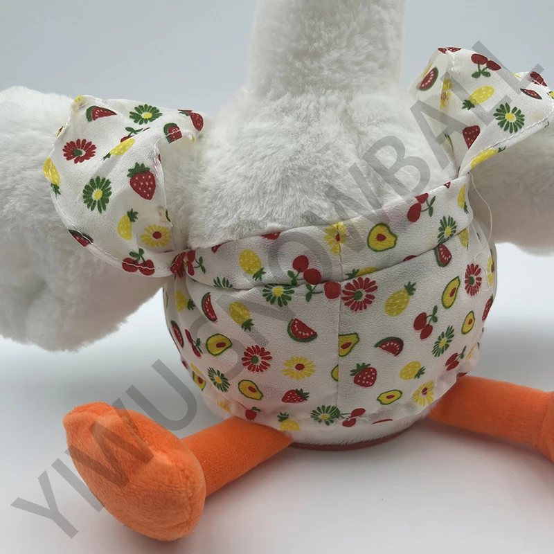 Popular Luminous Repeat Music Lighting Up Dancing Battery Swing Singing Dancing Talking Stuffed Animal Electric Plush Goose Toy