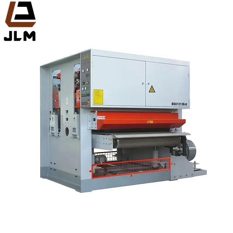 Jinlun Woodworking Plywood Solid Wood Precise Calibrating Sander Wide Belt Sanding Machine