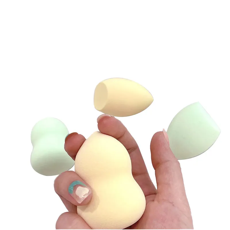 Foam large diagonal cut makeup egg Air Cushion Puff Non-latex wet and dry makeup egg