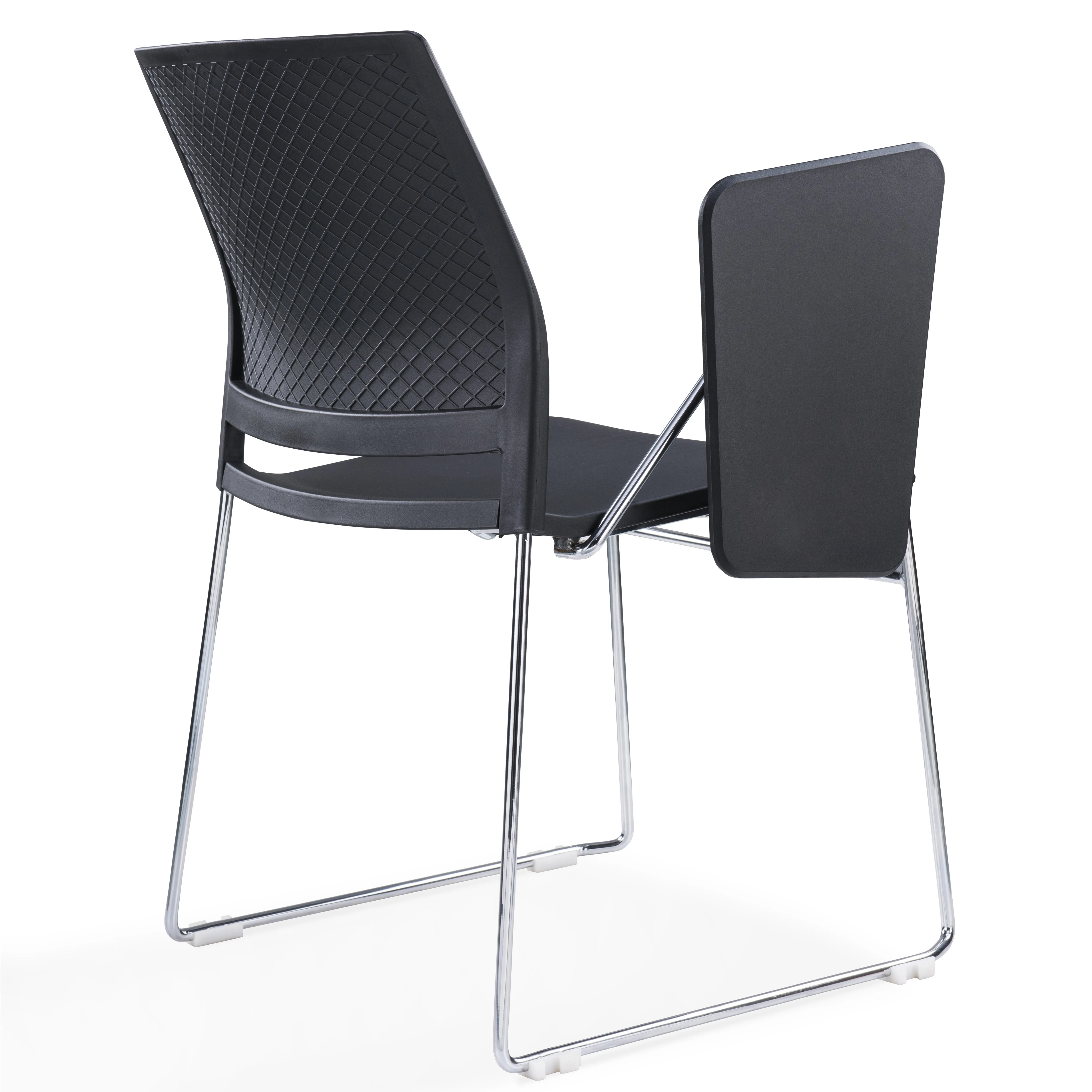 meeting room conference room chair plastic school furniture classroom student chair with writing pad