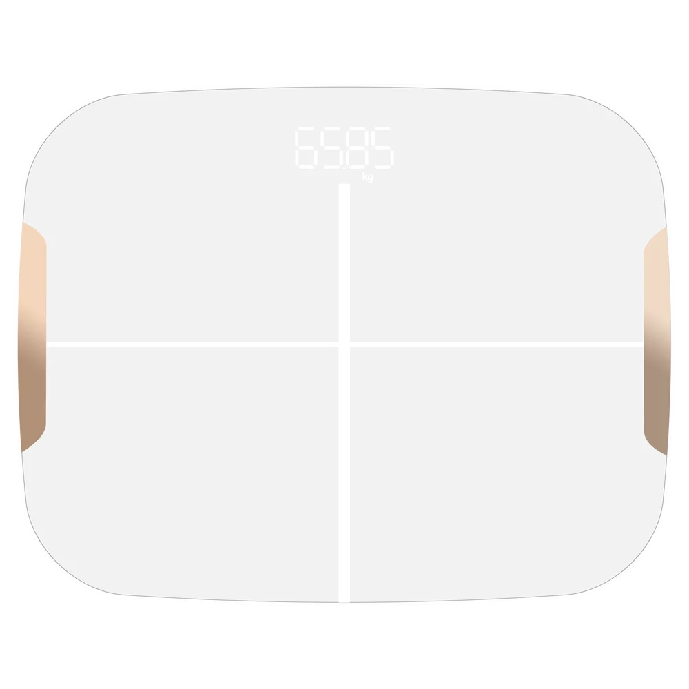 High Precision Strain Gauge Sensor Digital Health Analysis Wireless Connect App Body Fat Scale
