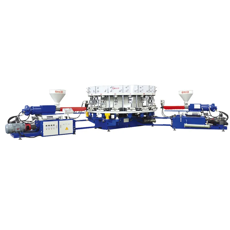 Rotary Type Full Automatic Plastic shoe Sole making machine