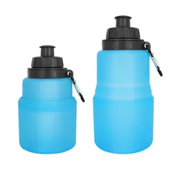 Outdoor Sports Portable Foldable Large Capacity Silicone Water Bottle