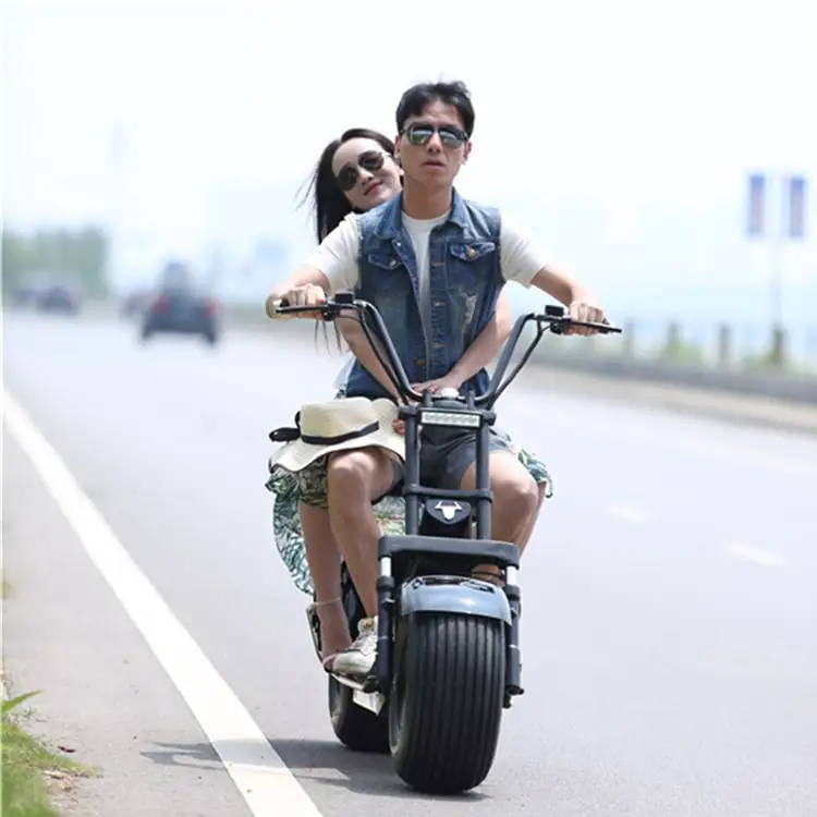Overseas Warehouse Spot China 2000w Fat Tire Sale Fast Electric Motorcycle Citycoco Prices Cheap Adult Electric Scooters