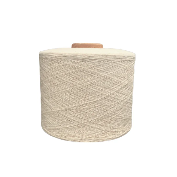 cheap price knitting eco friendly white customized yarn cotton polyester yarn ne12/2 yarn for high quality carpet