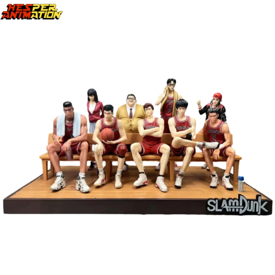 2023 33cm 12.99inches Slam Dunk Hanamichi Sakuragi Kaede Rukawa Set Model Toy Slam Dunk Anime Figure Action Figure