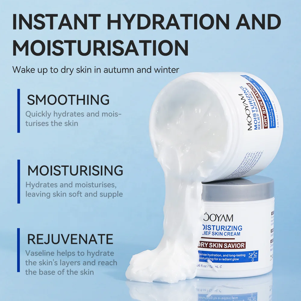 Soothing Moisturizing Skin Care Cream Hyaluronic Acid Collagen Face Cream Hydrating Body Cream Coconut Oil Moisturizer