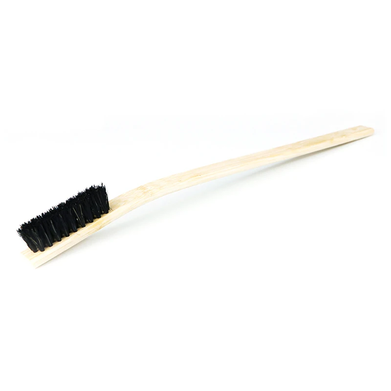 Car Detailing Brushes Wheel Hub Long Wooden Handle Brush Washing Tools