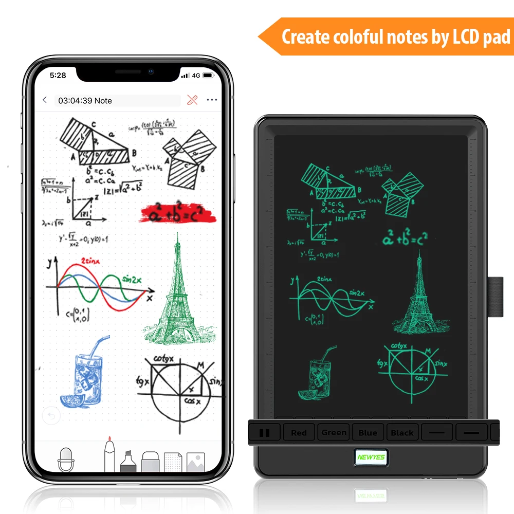  Newyes USB синий зуб почерк Рисование Pad Tableta Grafica синхронизация письма планшет с