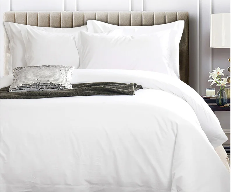 SANHOO 400tc Роскошное хлопковое постельное белье в полоску 4-5 звезд для отеля из Китая