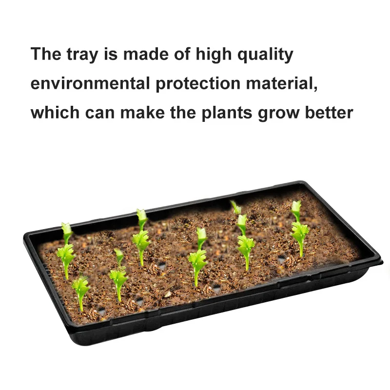 YEGBONG OEM 2pcs Seedling Trays Seed Starter Starter Plant Flower Grow Box Propagation For Gardening Grow Starting Nursery Tray