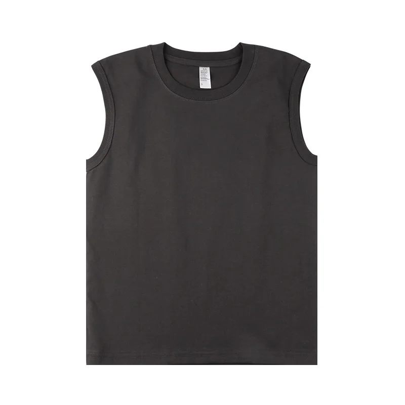 XinPin Promos Heavy Rib Cotton Spandex Sleeveless Tank Top Shirt for Men