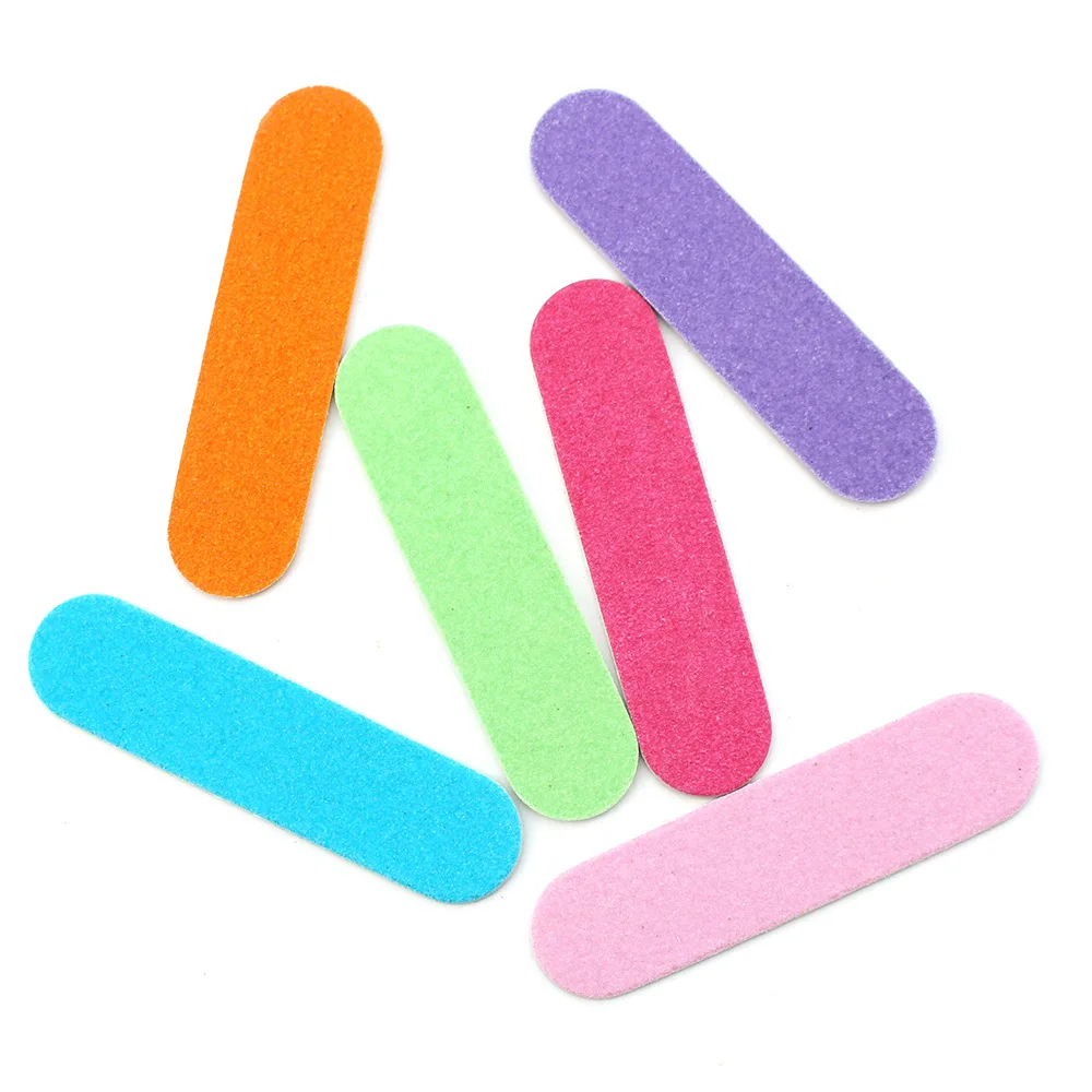 Candy Color Disposable Professional Small Mini Nail File
