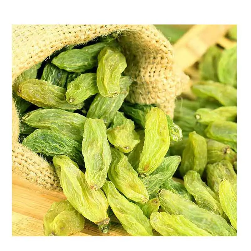 Top Quality Tulufan Seedless Raisins Dried Sweet Raisin Green Sun Dried Bulk Packaging Natural Green Top Grade from CN;XIN <5%